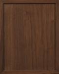 Omaha Door Leather Brown Walnut