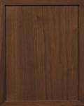 Omaha Door Leather Brown Walnut